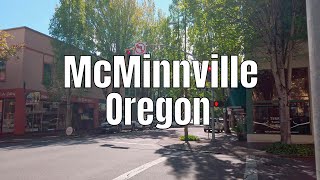 Downtown McMinnville Oregon 2020 4K Walking Tour [upl. by Dranel]