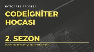 CODEÄ°GNÄ°TER HOCASI 2 SEZON BAÅLIYOR   ETicaret Sitesi  Laravel  Nodejs  Vuejs [upl. by Ennasil]