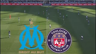 Toulouse FC 13 Olympique Marseille Résumé du match  Ligue 1 20242025 [upl. by Howlend]