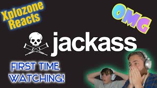 FIRST TIME WATCHING JACKASS Best bits [upl. by Amahs]