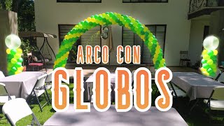 Como hacer un arco de globos  Con estructura  Trapito Show [upl. by Gratt]