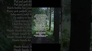 haule haule lyrics [upl. by Frances410]