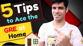 5 Tips and Tricks to ace the GRE at Home  Online GRE at home [upl. by Rooke]