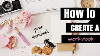 How to Create a Workbook  How to Create amp Sell Digital Products [upl. by Esra]