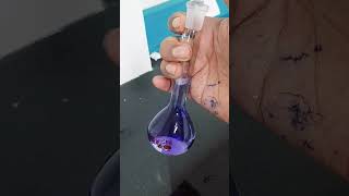 Experiment name  lab ethanol shorts video sciencelab science chemistrylab LabHackerCD [upl. by Idnak]