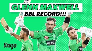 Glenn Maxwell Highest BBL Score EVER  BBL11  Kayo Sports [upl. by Melmon180]