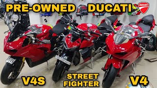 Pre Owned DUCATI 4VS  STREETFIGHTER  PANIGALE V4  Second Hand SUPERBIKE Showroom Kolkata  MxK [upl. by Merdith233]