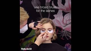 RefectoCil  Lash Tinting Short Tutorial [upl. by Idel]