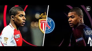 Mbappé in Monaco vs Mbappé in PSG  HD [upl. by Arlana]