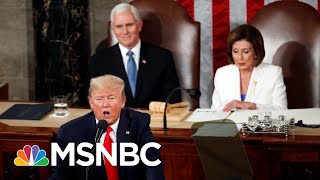 Bizarre Unusual Reality Show Moments At 2020 State Of The Union  Day That Was  MSNBC [upl. by Kurman]