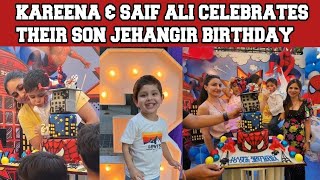 Kareena amp Saif Ali Celebrates Their Son Jehangir BirthdayJehangir Ali Khan 3rd Birthday Celebration [upl. by Chuipek]