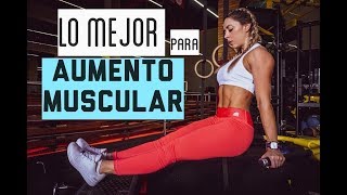 Estos SUPLEMENTOS te ayudan AUMENTAR MASA MUSCULAR  Naty Arcila [upl. by Danit]