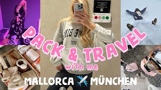 Pack amp Travel with me ☃️Endlich Schnee   MaVie Noelle [upl. by Haelam]