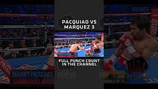 Pacquiao vs Marquez 3 Landed punches count Boxing [upl. by Ahsekan168]