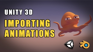 Unity 5  Importing Animations From Blender  Blender to Unity [upl. by Verity]