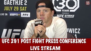 UFC 291 Poirier vs Gaethje 2 PostFight Press Conference Live Stream [upl. by Omland]