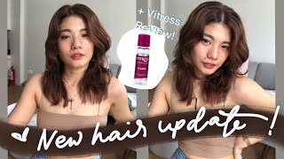 BYE FRIZZY BUHAGHAG Hair New Haircut Update  Vitress Review [upl. by Perpetua]