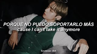 V Taehyung BTS  Blue amp Grey  Sub Español  Lyrics  Eng Sub [upl. by Mannes]