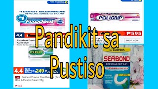 Pandikit sa Pustiso top 4 the best pandikit ng pustiso sa Pilipinas Dentures Adhesive [upl. by Ogires]