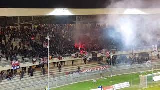 15122018 Sambenedettese Calcio  Rimini Calcio 10 Support Pyro Pyrotechnik Goal Calderini [upl. by Yard]