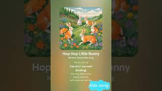 Hop Hop Little Bunny  Fun Animal Song for Kids [upl. by Acinaj]