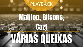 Malifoo Gilsons Cazt  Várias Queixas Remix  Playback Karaokê amostra [upl. by Trilbi461]