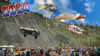 4th of July 300ft CAR LAUNCH  So Much DESTRUCTION 2024 [upl. by Valonia]