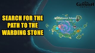 Search for the path to the Warding Stone Genshin Impact [upl. by Acilef]