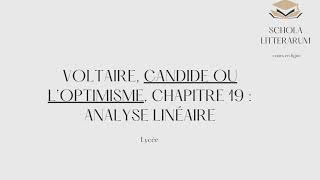 Voltaire Candide ou loptimisme commentaire linéaire du chapitre 19 pour loral du bac [upl. by Imotas]