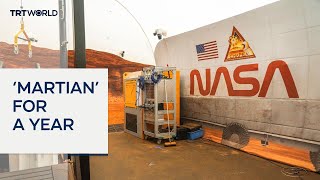 Nasa researchers to exit simulated Mars habitat after one year [upl. by Ateinotna]