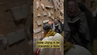 Divine Liturgy in the Triclinium of the Catacomb of Saint Domitilla Rome 518 February 2024 [upl. by Amles]