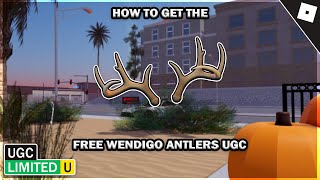 FREE LIMITED HOW TO GET THE WENDIGO ANTLERS  Driving Empire [upl. by Ferrel]