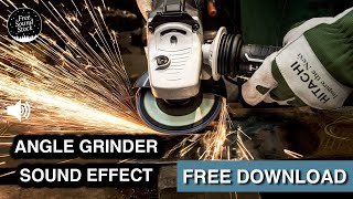 Angle Grinder Sound Effect [upl. by Alaekim]