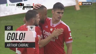 Golo Arthur Cabral Lusitânia 13 Benfica Taça de Portugal 2324 [upl. by Jacobson560]