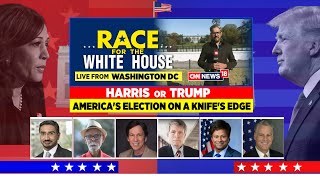 US Election 2024 Latest Updates Live  Kamala Harris Vs Donald Trump  US News Live  N18G [upl. by Lexis486]