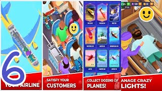 Idle Airplane Inc tycoon  3 New Planes amp Cargo Planes  Part 6 iOS Android [upl. by Lindsay]