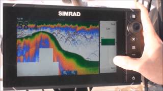 Basic Fish finder Settings SIMRAD NSS Evo2 On the Water Sonar Tips [upl. by Sparhawk406]