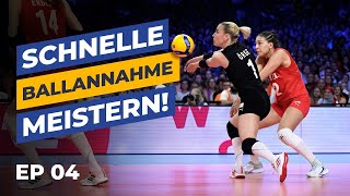 Entdecken Sie das Geheimnis perfekter schneller Annahme  Internationale VolleyballAkademie EP04 [upl. by Eldridge]