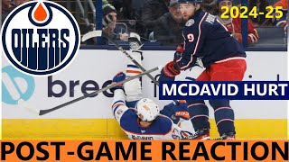 PostGame Reaction Edmonton Oilers 1 Columbus Blue Jackets 6 [upl. by Eugirne]