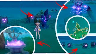 4 PUZZLES NA ILHA ACIMA DE TATARASUNA COM BAÚ LUXUOSO GENSHIN IMPACT [upl. by Candyce657]