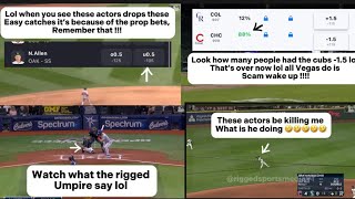 TOP RIGGED MLB MOMENTS 4324  WHEN WILL YOU WAKE UP SPORTS ARE BASED ON GAMBLING mlbb rigged [upl. by Haeluj]