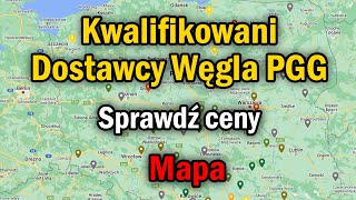 Sprawdź ceny  Kwalifikowani Dostawcy Węgla PGG  Mapa  KDW stawki [upl. by Eizzik958]