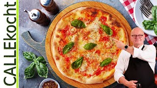 Pizza selber machen Inkl Teig und Pizzasoße Wie aus dem Steinofen [upl. by Foster]