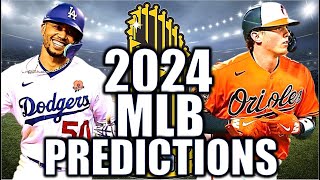 2024 MLB Predictions  World Series MVP Cy Young ROY amp More [upl. by Harvey]