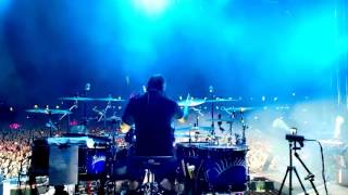 Kai Hahto Nightwish Drumcam Stargazers  2082016 HimosFinland [upl. by Anaer]