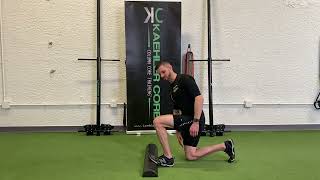 Foam Roll Half Kneel Dorsiflexion Mobilization [upl. by Lombardo]