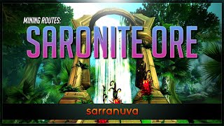 Saronite Ore How To Farm  World of Warcraft WOTLK Mining Route  Relic Of The Past [upl. by Samal]