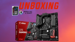 MSI Z270 Gaming M5 Unboxing y primeras impresiones en Español [upl. by Avahc]