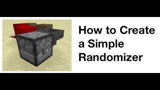 How to Create a Minecraft Randomizer [upl. by Scott626]