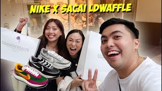 Nike x SACAI LD Waffle Release at Commonwealth PH  Review  ChummiTV [upl. by Lazor]